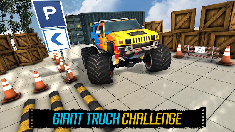 Monster Truck Parking Game 3D экрана 1