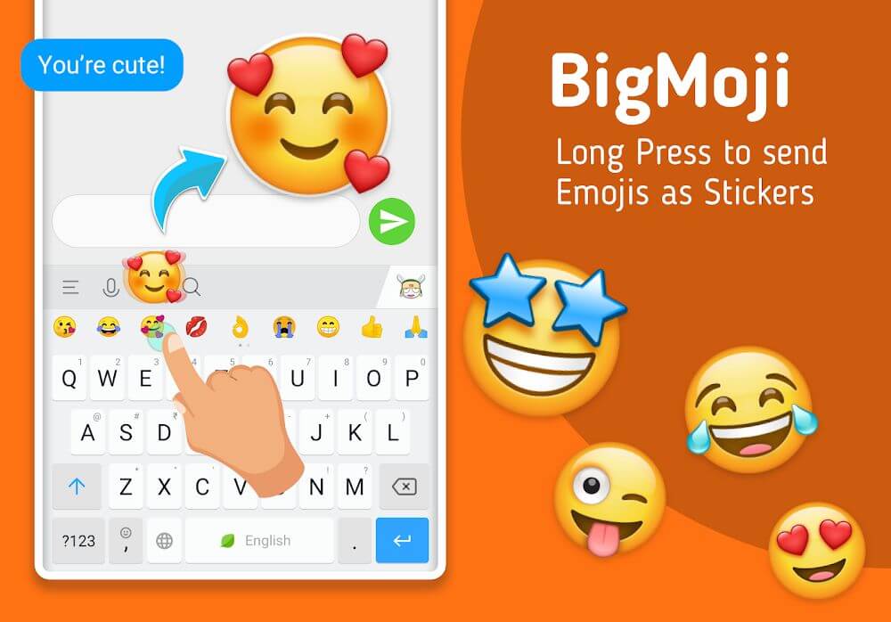 Mint Keyboard:Fonts,Emojis captura de pantalla 2