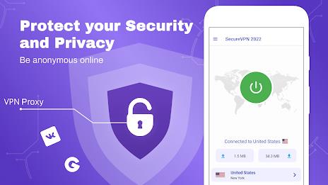 Secure VPN 2022 - Fast VPN ကိုဖန်သားပြင်4