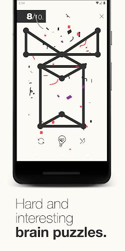 1Line & dots. Puzzle game. zrzut ekranu 3