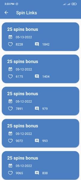 Spin Link - Spin and Coin screenshot 1