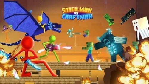 ภาพหน้าจอ Stickman vs Craftman 3