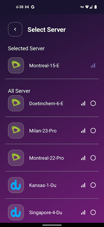 Raj VPN экрана 4