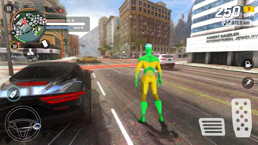 Super Rope Hero: Crime City Capture d’écran2