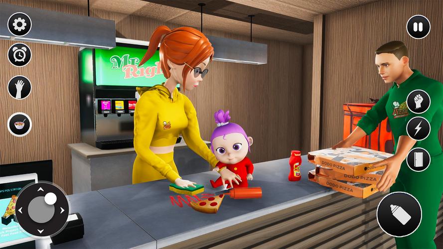 Single Mom Virtual Mother Sim экрана 4