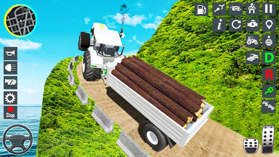 Tractor Driving Tractor Game экрана 1