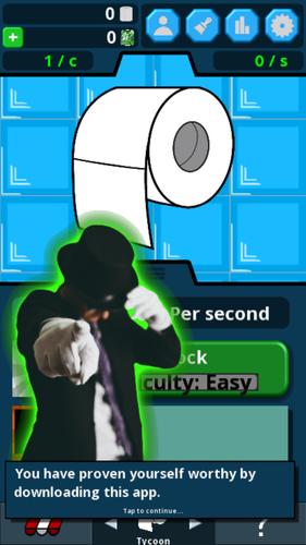 Toilet Paper Tycoon Captura de pantalla 1