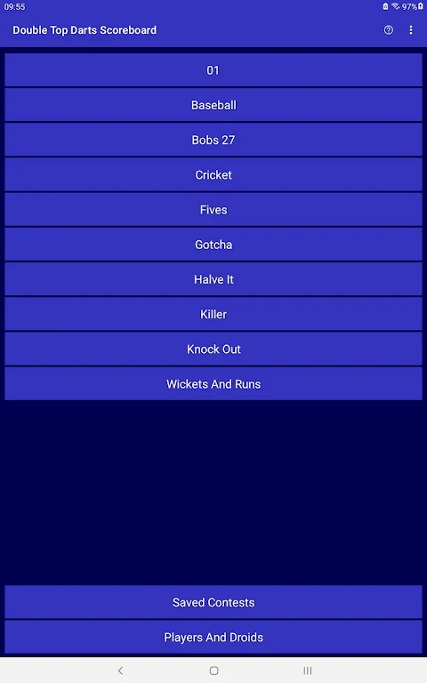 Double Top Darts Scoreboard屏幕截圖1