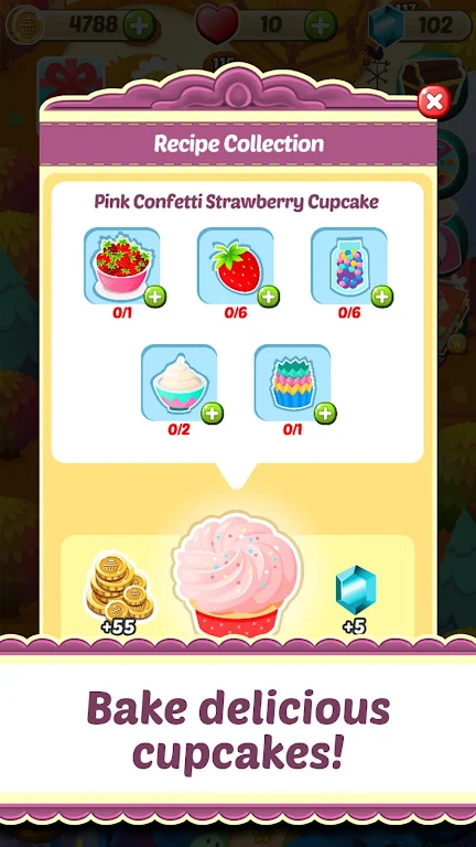 Mahjong Solitaire Cupcake Bake屏幕截圖4