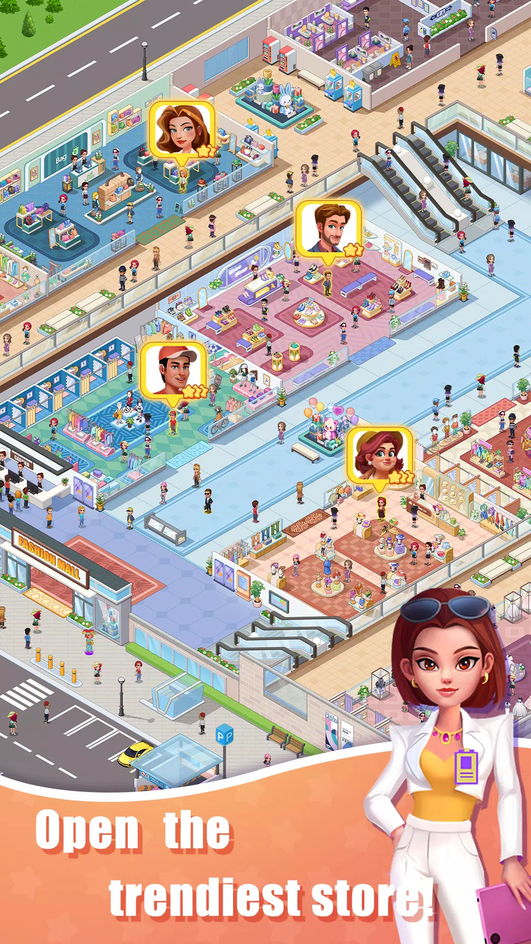 Idle Shopping Mall - Tycoon 스크린 샷 1