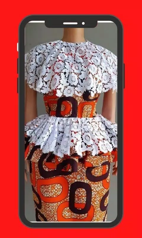 Ankara and Lace Combo Styles Screenshot 3