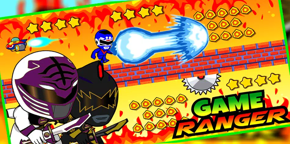 Screenshot Superheroes Dino Rangers Dash 1