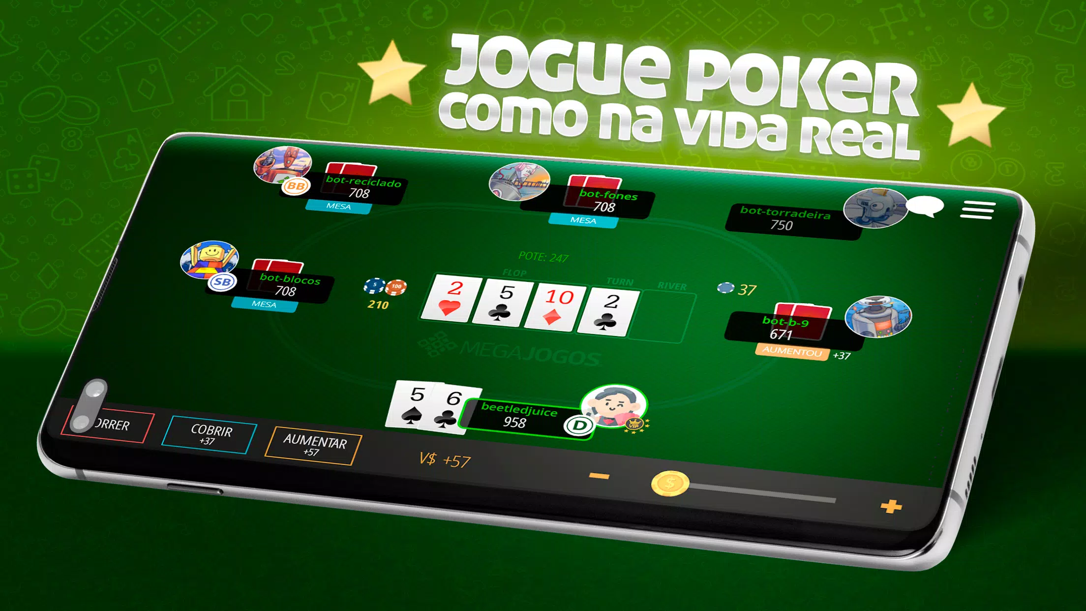 ภาพหน้าจอ Poker Texas Hold’em Online 3