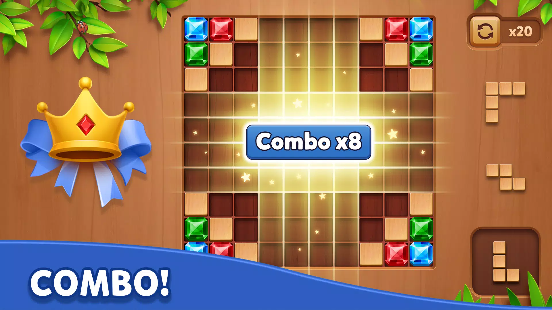 Cube Block - Woody Puzzle Game ảnh chụp màn hình 3