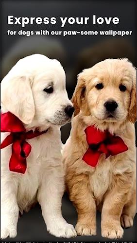 Puppy Love: Cute Dog Wallpaper captura de pantalla 1