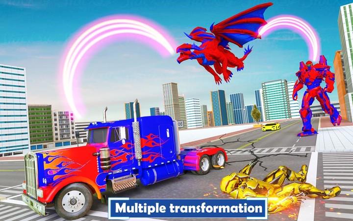 Dragon Robot Truck Transform ảnh chụp màn hình 2