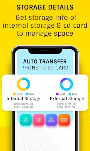 Auto Transfer:Phone To Sd Card экрана 1