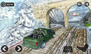 Offroad Army Cargo Driving Mis экрана 2