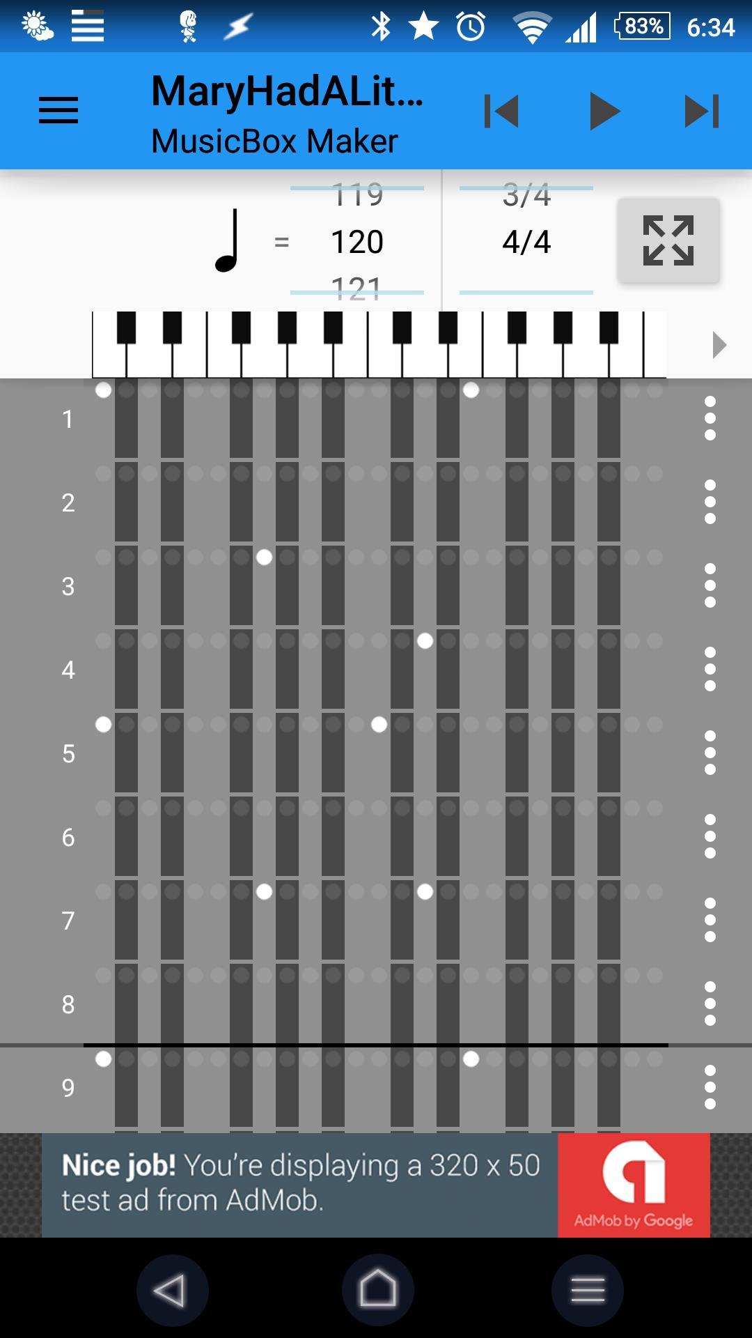 MusicBox Makerスクリーンショット2