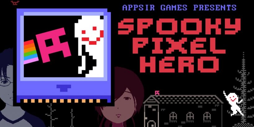 Terokai permainan gaya Atari berhantu dalam Spooky Pixel Hero, susulan kepada DERE Vengeance oleh Appsir