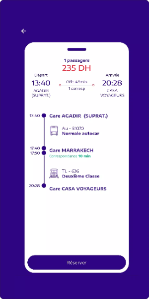 Train Voyages: Billet ONCFスクリーンショット3