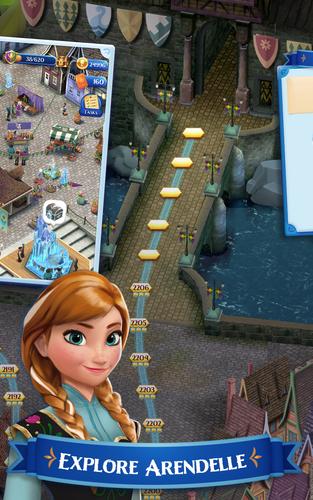 Disney Frozen Free Fall Games屏幕截圖4