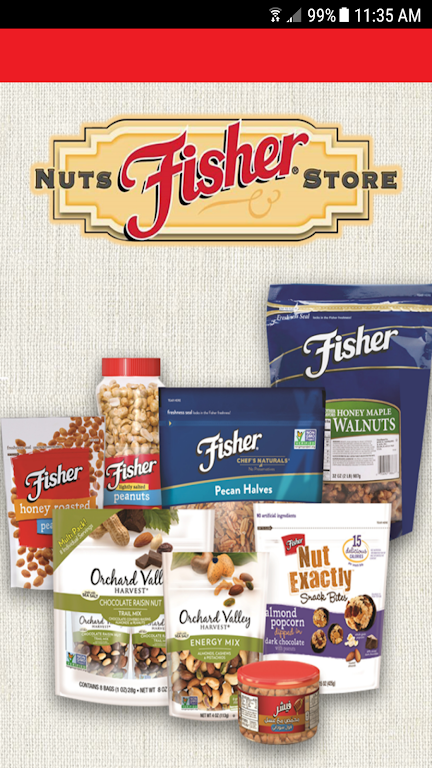 Fisher Nuts Store screenshot 1