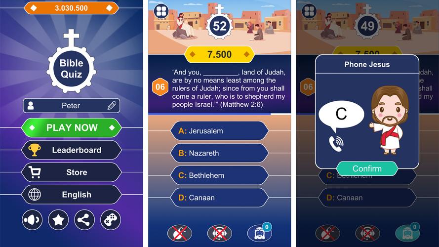 Daily Bible Trivia: Quiz Games屏幕截圖1