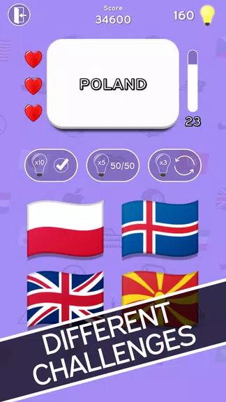 3in1 Quiz : Logo-Flag-Capital স্ক্রিনশট 2