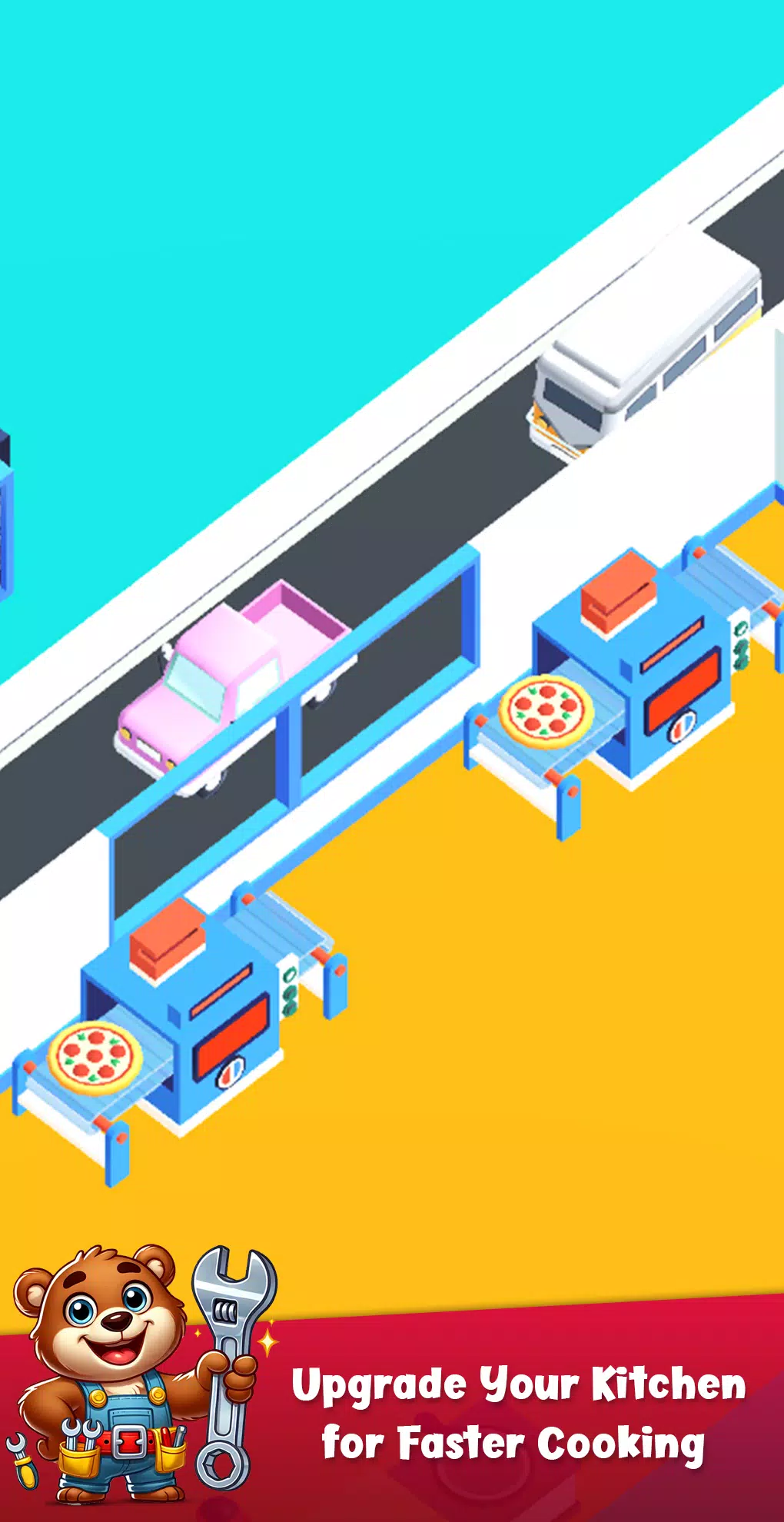 Bear Pizza Maker:Cooking Games屏幕截圖2