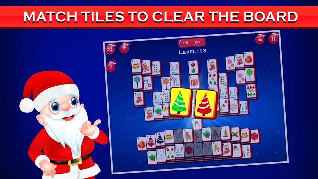 Mahjong Deluxe - Christmas Fun Screenshot 2