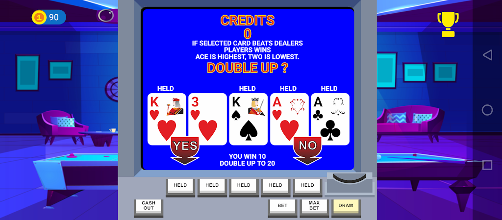 Video Poker Big Bet ekran görüntüsü 2