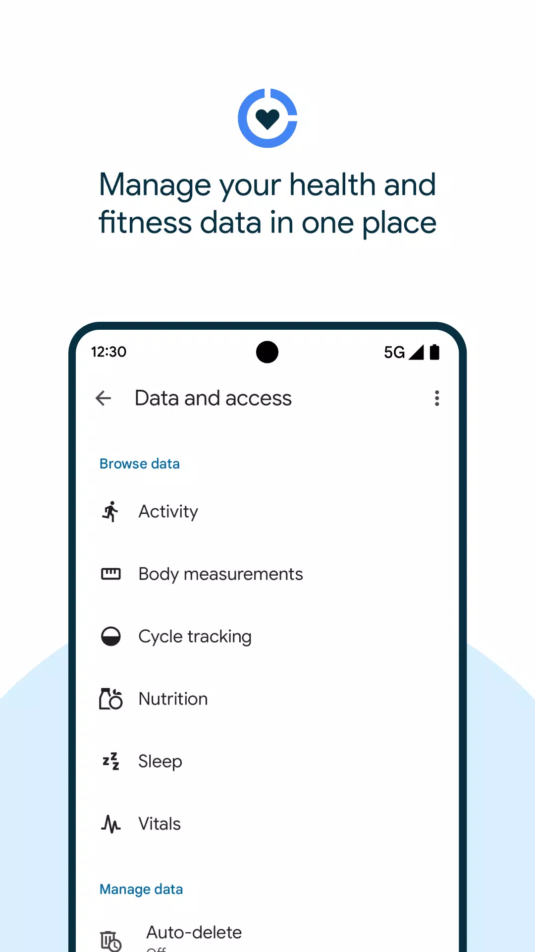 Schermata Health Connect 4