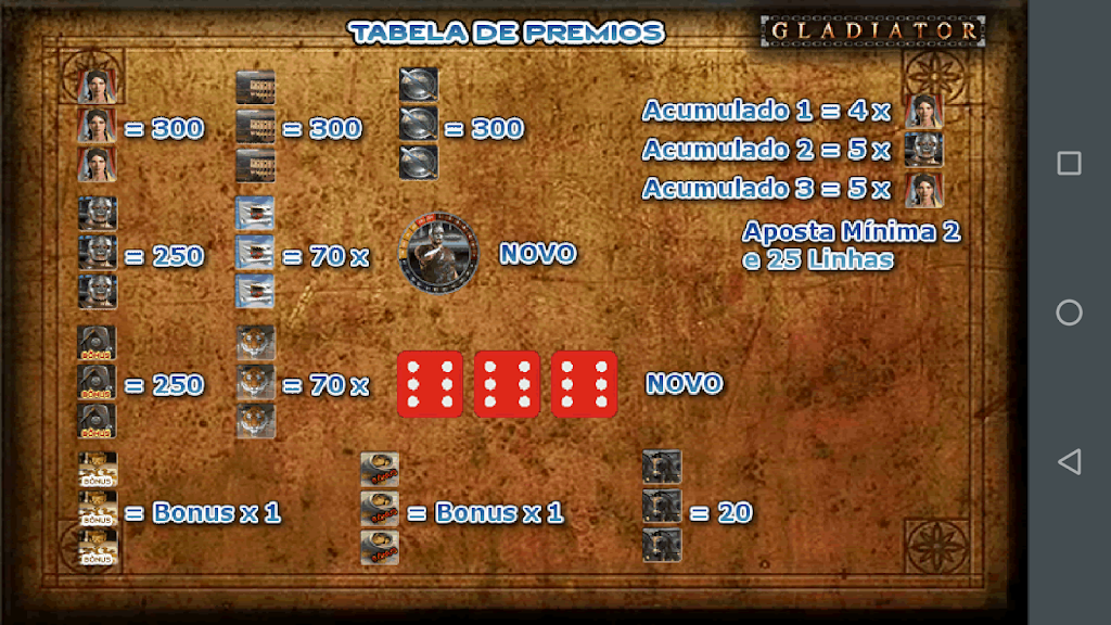 Gladiador Slot Caça Níquel captura de pantalla 2