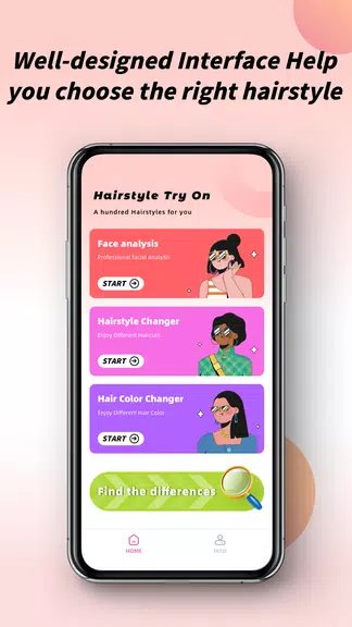 Hairstyle try on屏幕截圖4