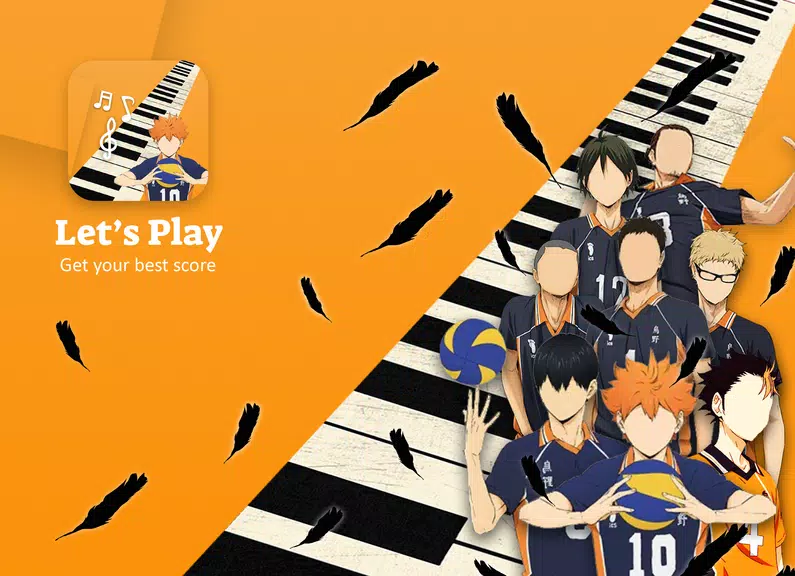 Game Haikyuu Piano Tiles zrzut ekranu 1