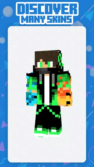 Neon Squad Skin Minecraft ekran görüntüsü 2