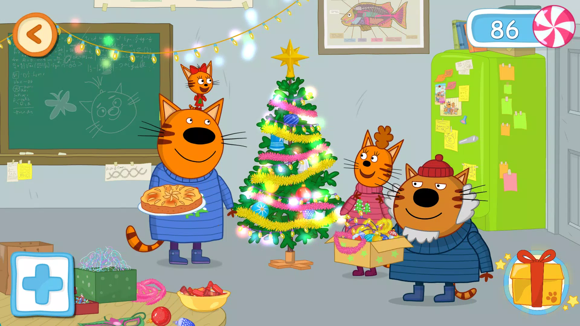 Kid-E-Cats: Winter Holidays स्क्रीनशॉट 1