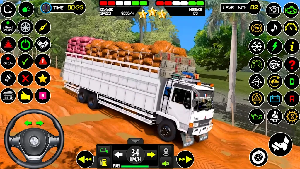 US Mud Truck Transport Game 3D ကိုဖန်သားပြင်1