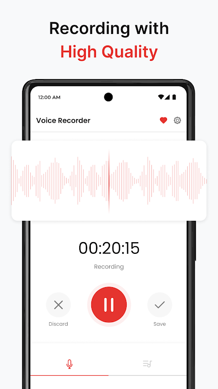 Voice Recorder - Audio Memos 스크린 샷 2