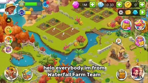 ภาพหน้าจอ Waterfall Farm 2