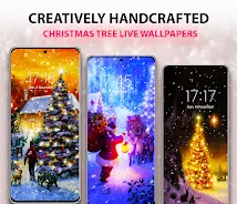 Christmas Tree Live Wallpaper ảnh chụp màn hình 2