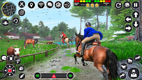 Horse Racing Games Horse Rider zrzut ekranu 1