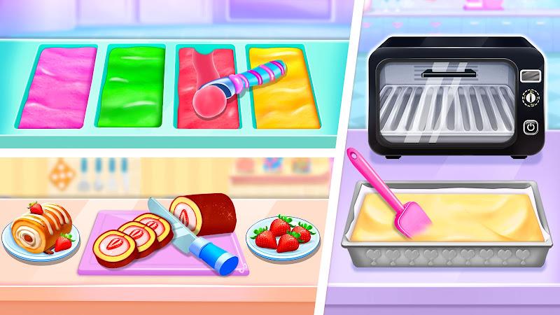 Ice cream Cake Maker Cake Game ekran görüntüsü 1