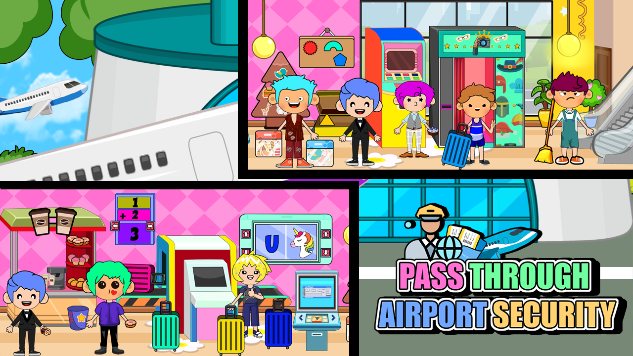 My Airport City : Pretend Town screenshot 2