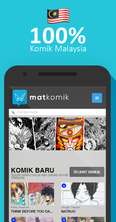 ภาพหน้าจอ Matkomik - Apps Komik Percuma! 1
