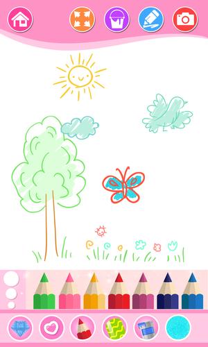 Beauty Coloring Book for Girls screenshot 2