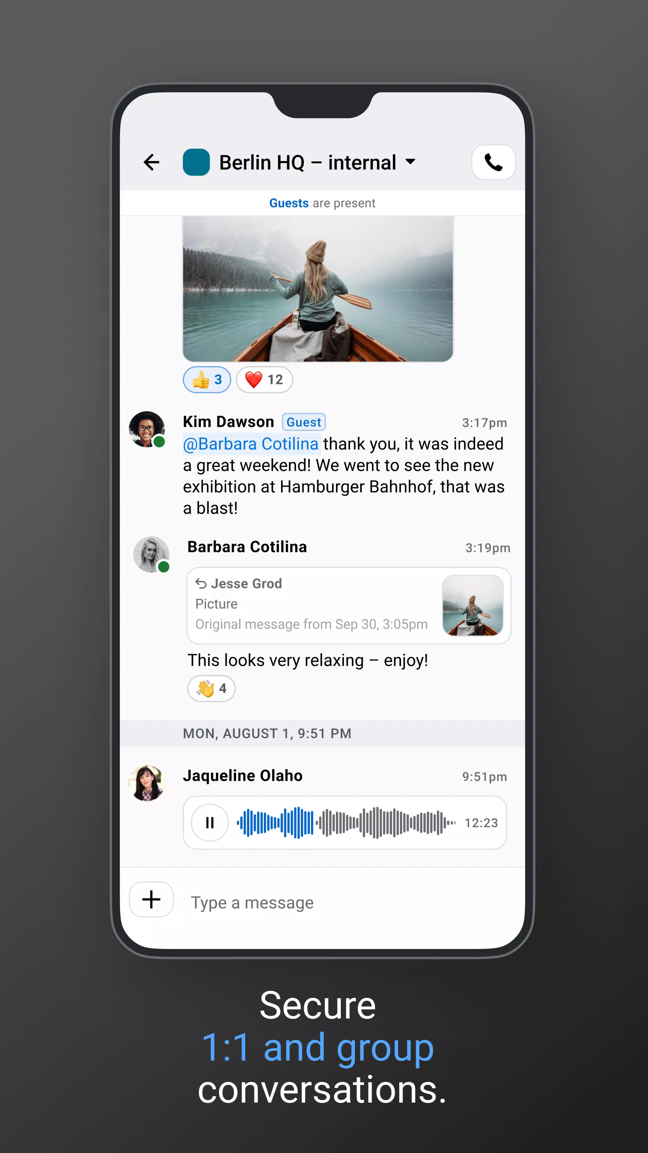 Wire - Secure Messenger Screenshot 2