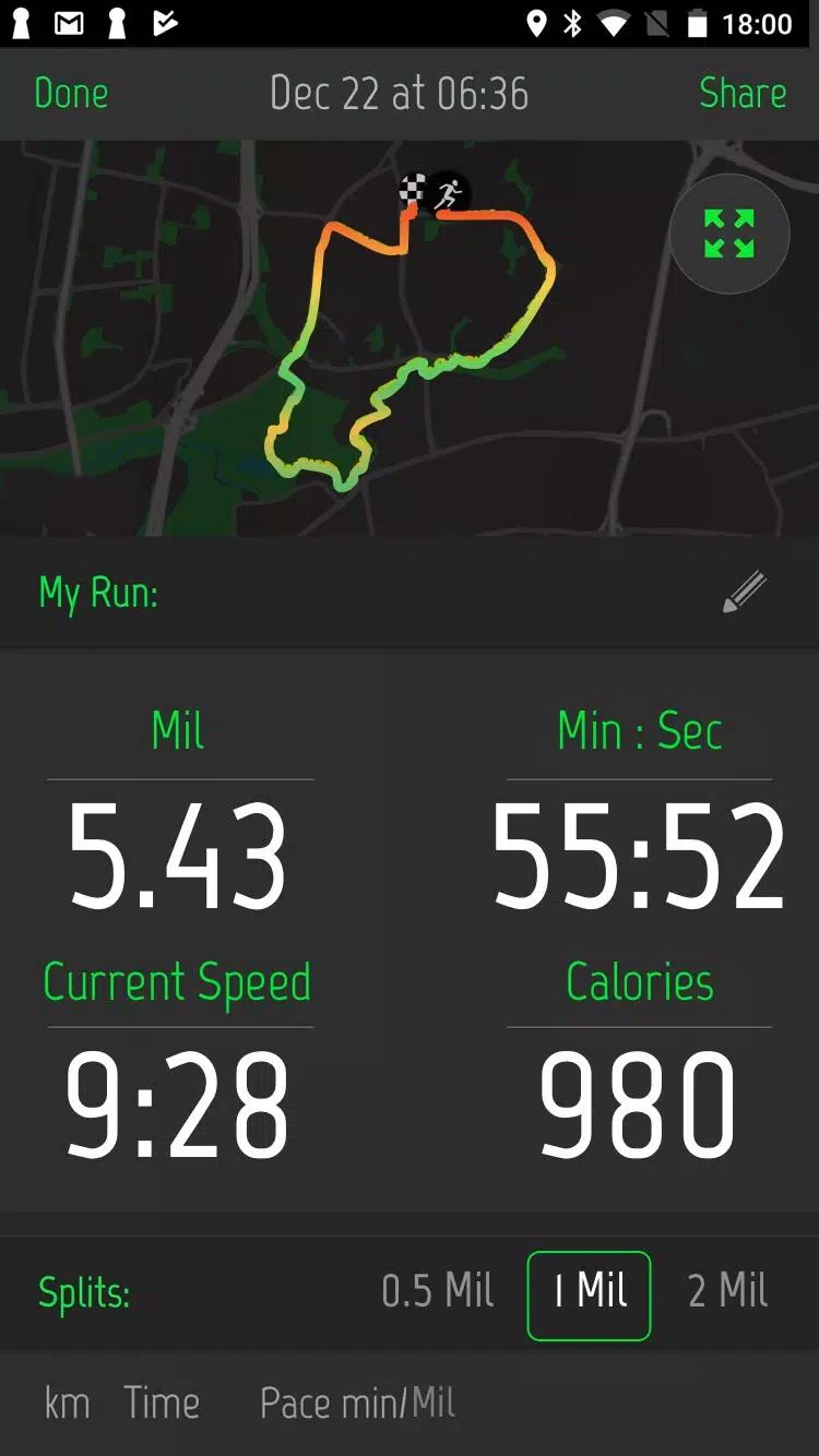 Running Distance Tracker +スクリーンショット3