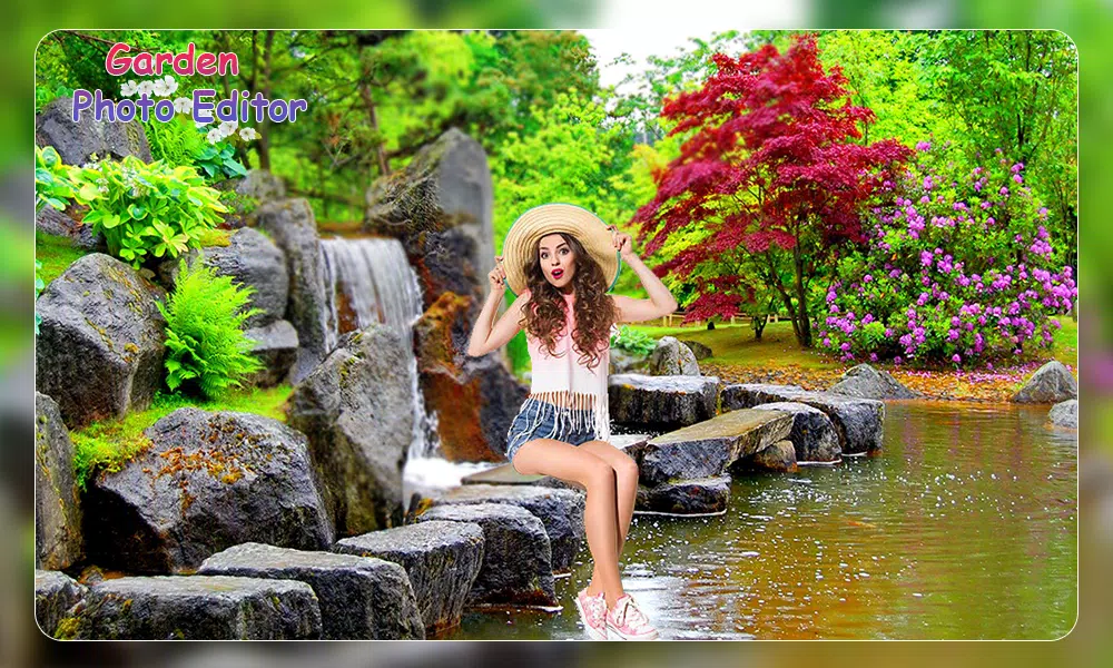 Garden Photo Frame Editor应用截图第1张